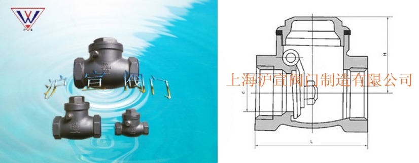不銹鋼螺紋旋啟式止回閥